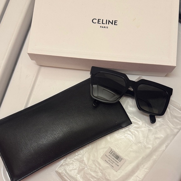 CELINE CL4055IN Sunglasses – Bold Acetate, Minimal Logo - Picture 2 of 7